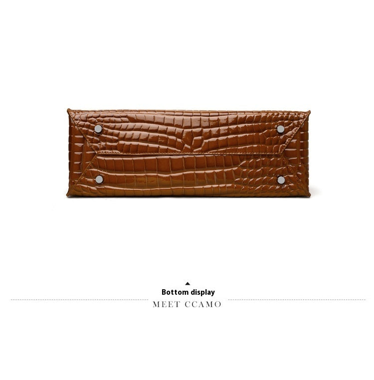 Premium Croc Embossed Leather Bag