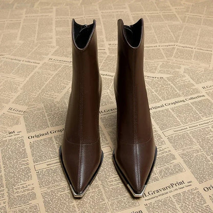 Chrome Tip Chelsea Boots