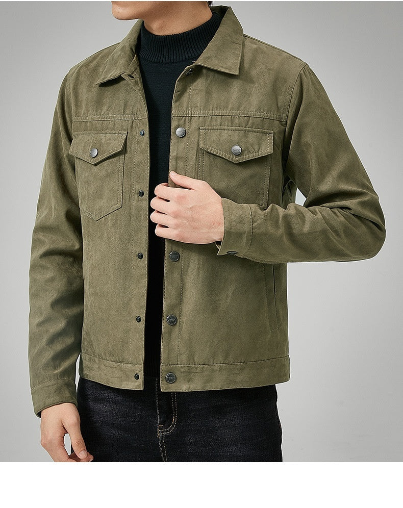 Oakridge Suede Trucker Jacket